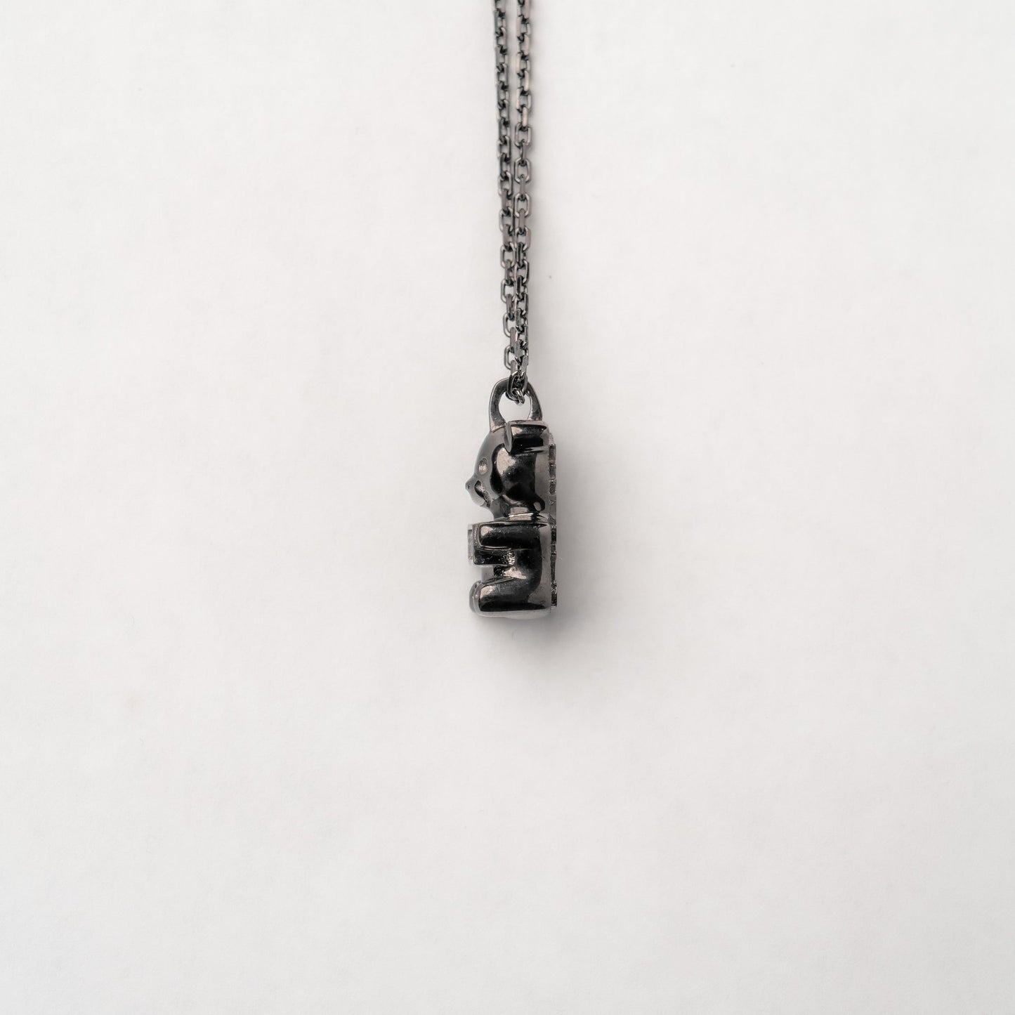 "Vandal Gummy" Necklace - Black Rhodium