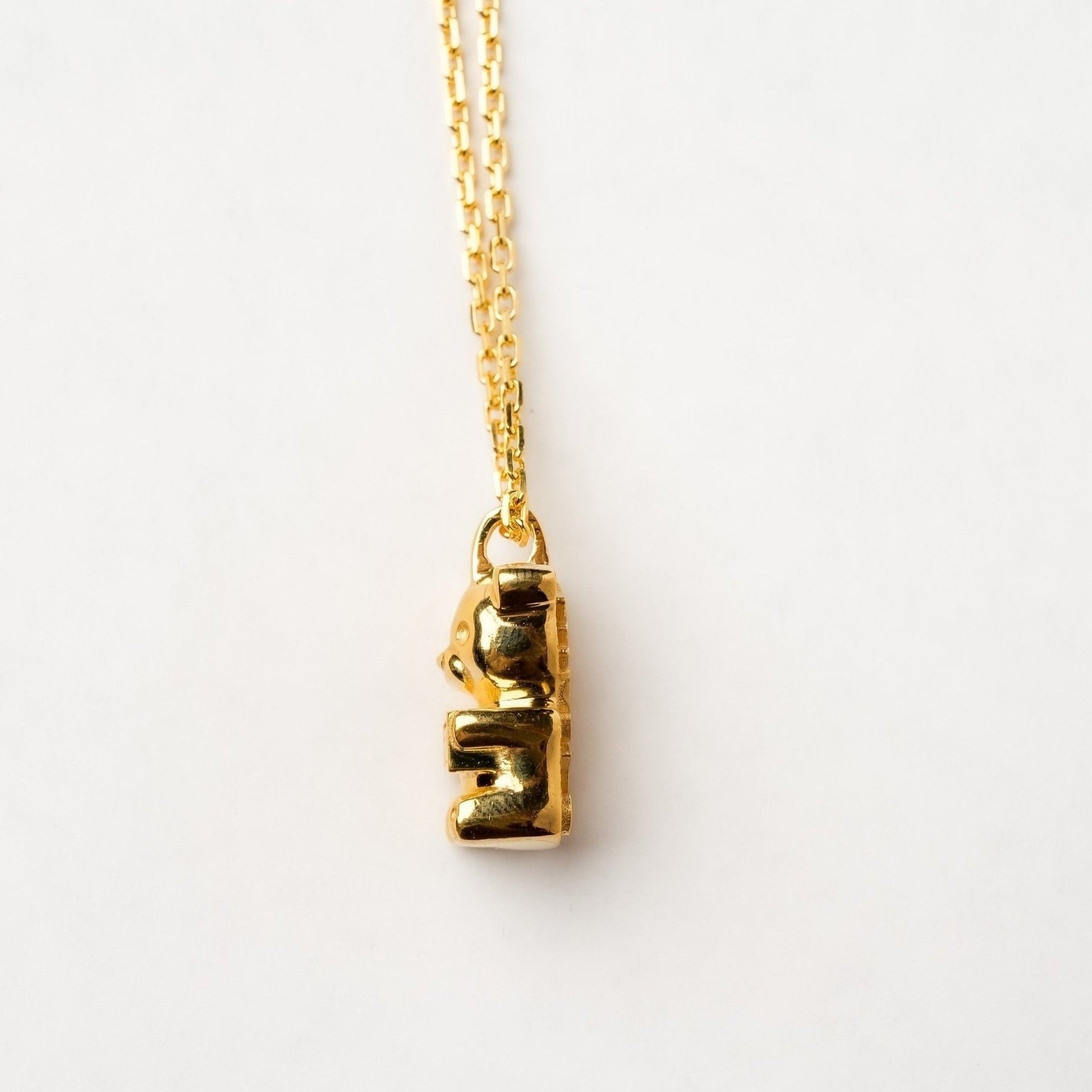 Vandal Gummy Necklace 18k Gold Plated - WhIsBe
