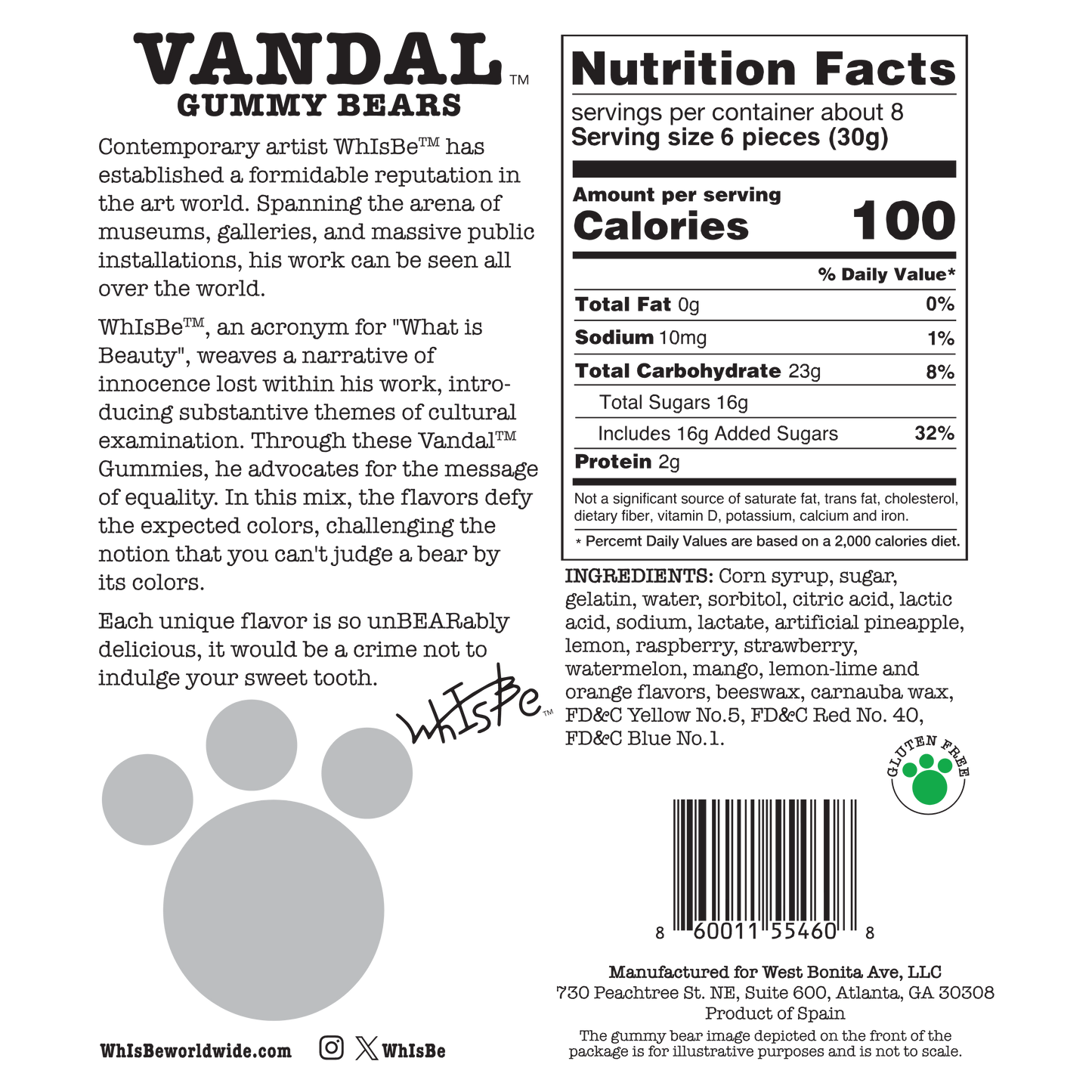 Vandal Gummy Bears Candy - Bulk