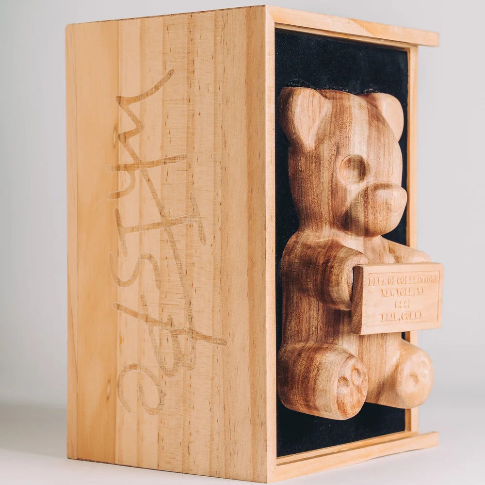 6" "Vandal Gummy" Wood Sculpture