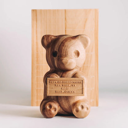 6" "Vandal Gummy" Wood Sculpture