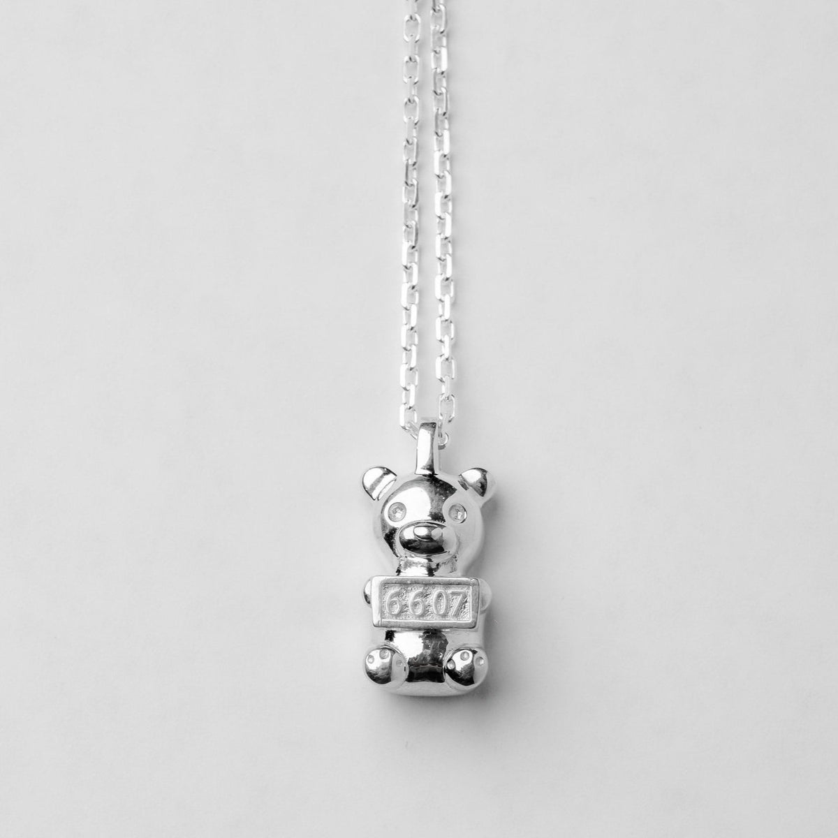 Sterling silver Vandal Gummy Bear necklace by WhIsBe