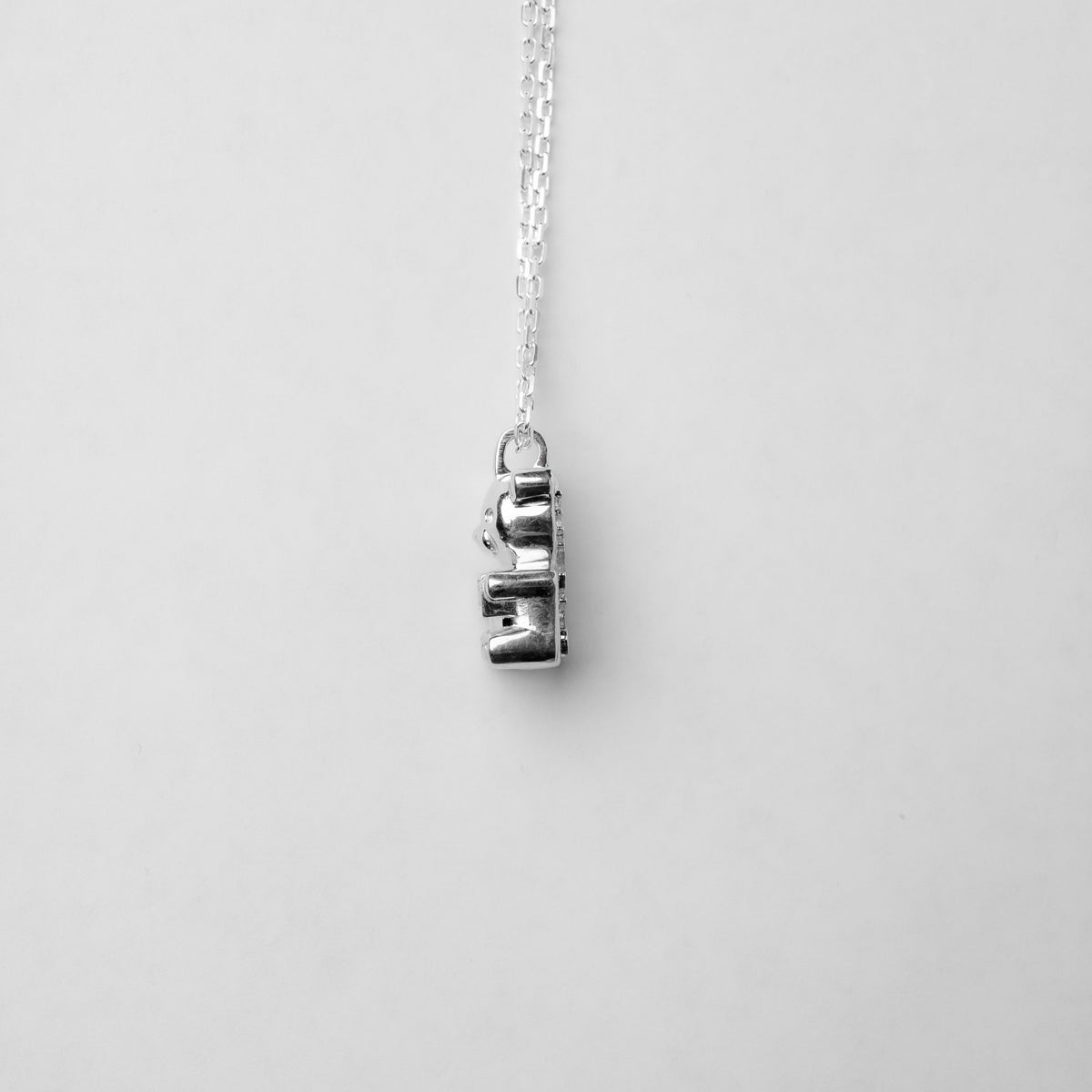Sterling silver Vandal Gummy Bear pendant necklace