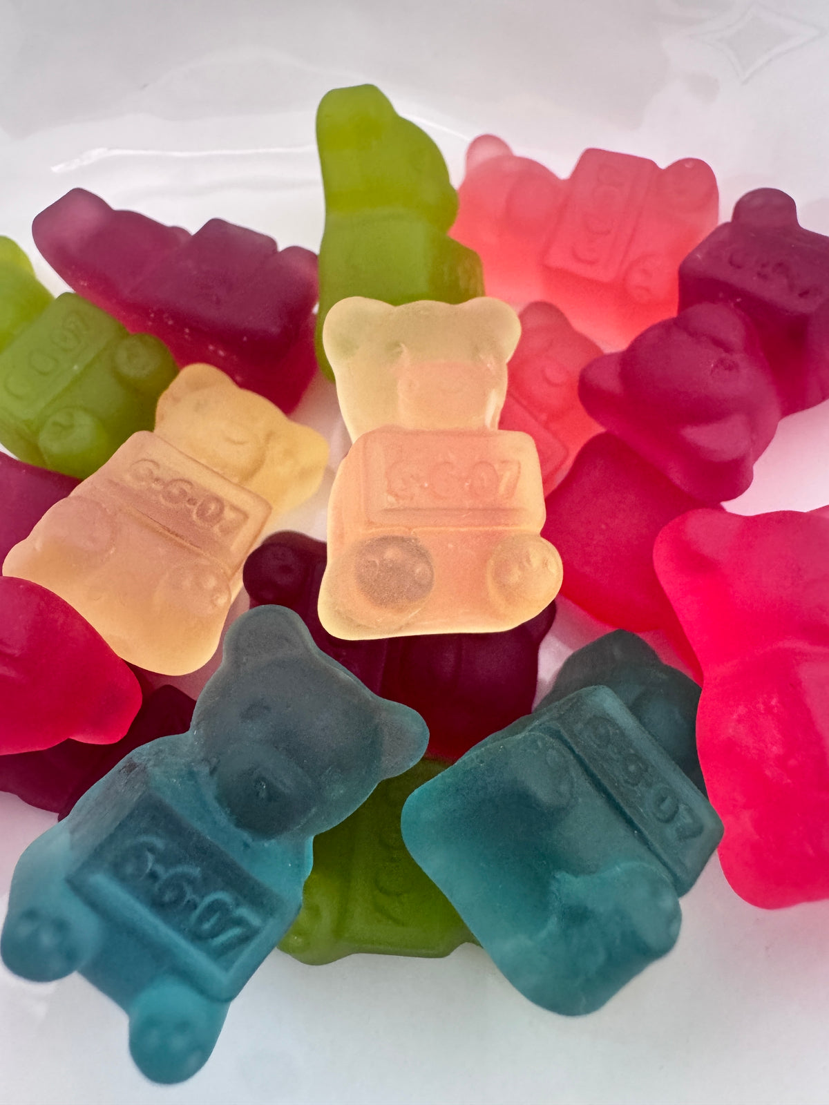 Close up Original Vandal Gummy Bears Candy